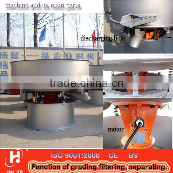 China 800mm diameter stainless steel vibrating mud screen