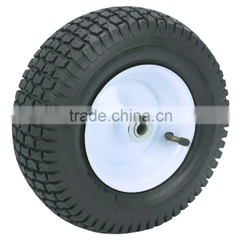 13'' rubber wheel Pneumatic tyre Garden cart wheel 5.00-6