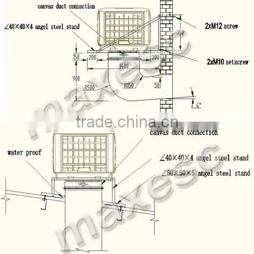 Industrial Celling Quiet Evaporative Air Swamp Cooler Water Cooling Fan