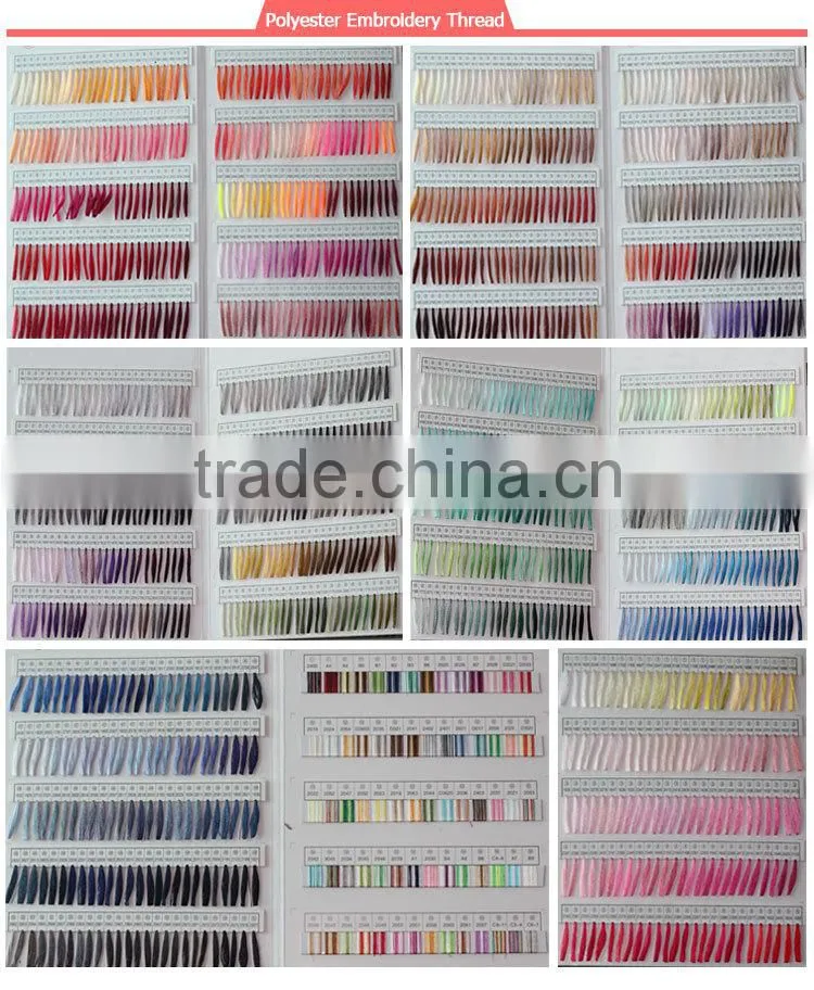 Good quality polyester machine embroidery thread 100% polyester