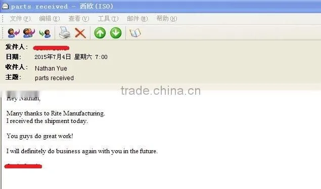 Rite Manufacturer custom mechanical parts