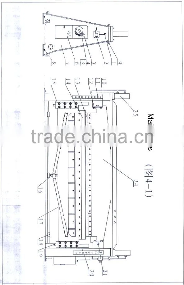 HYDRAULIC FOLDING MACHINE