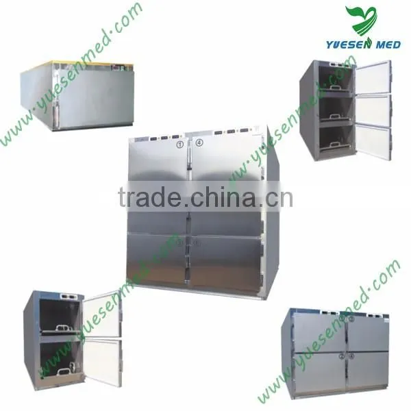 YSCFJ-3 Hospital mortuary stainless steel corpse transfer rack price