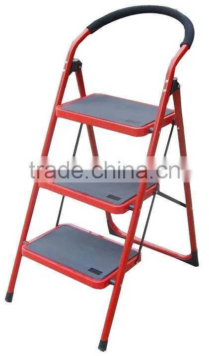 Practical 3 step steel ladder