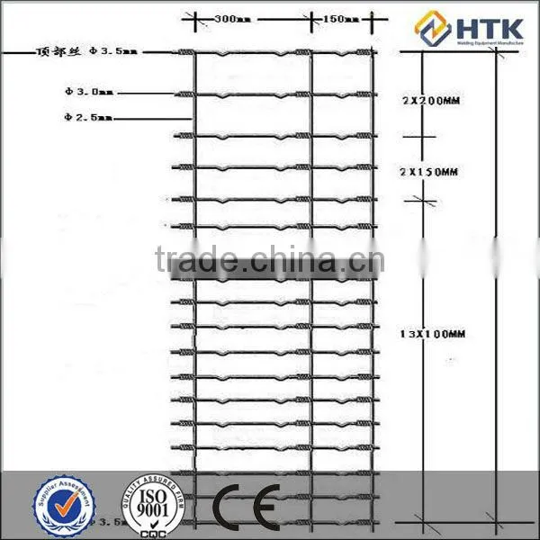 2.0Meter Height Cattle fence post,Farm Fence ,Woven Wire Mesh Roll Fence