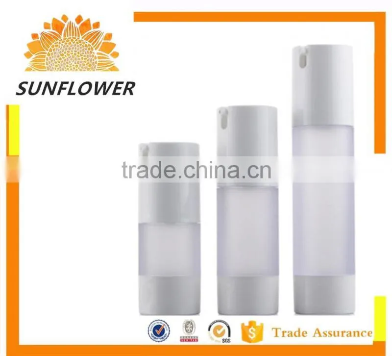 palstic empty white airless bottles 80ml/100ml/120ml