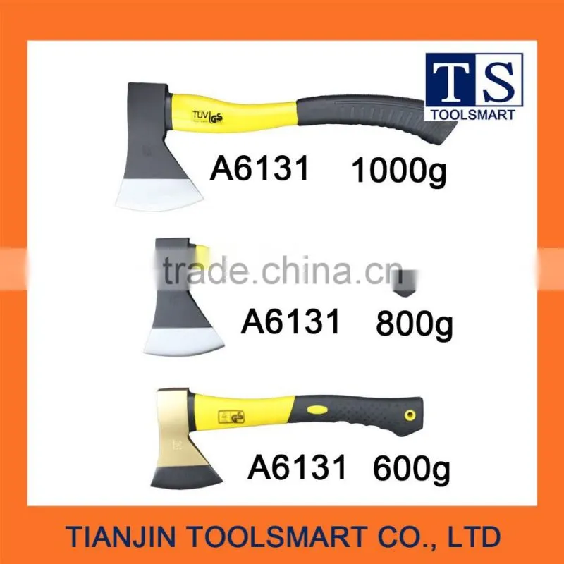 Steel Felling AXES and hatchet A6011 with wooden handle on sale