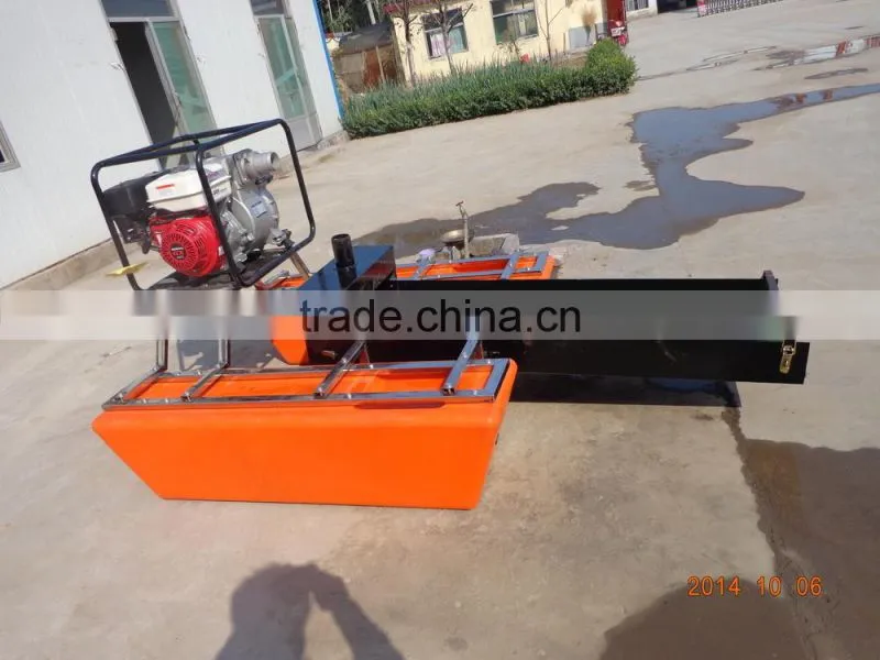 Mini type gold panning boat