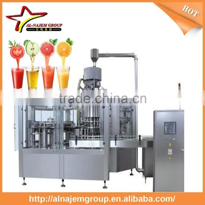 juice drink aseptic hot filling machine