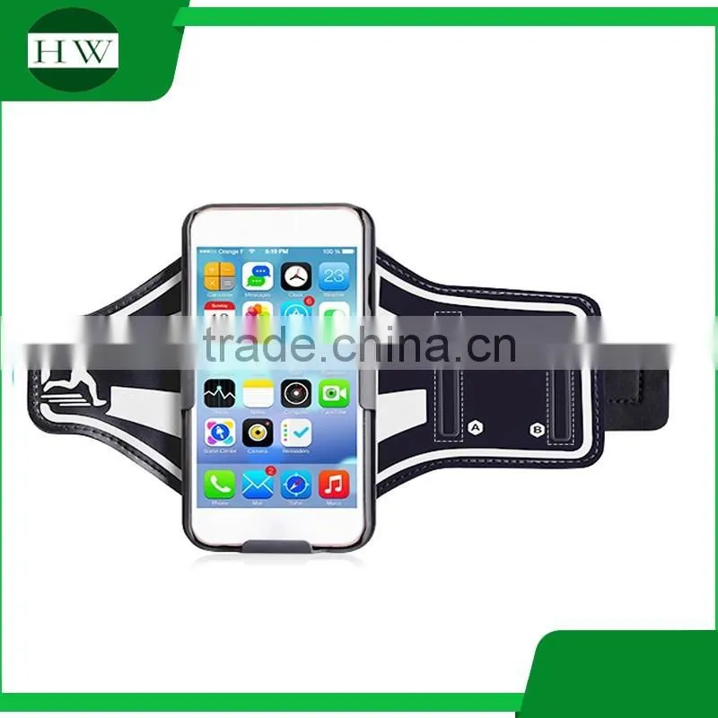 90 degree rotation mobile phone running armband case