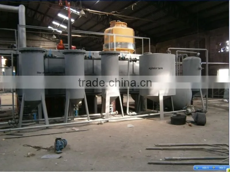 Waste engine oil,black oil, crude oil distillation plant