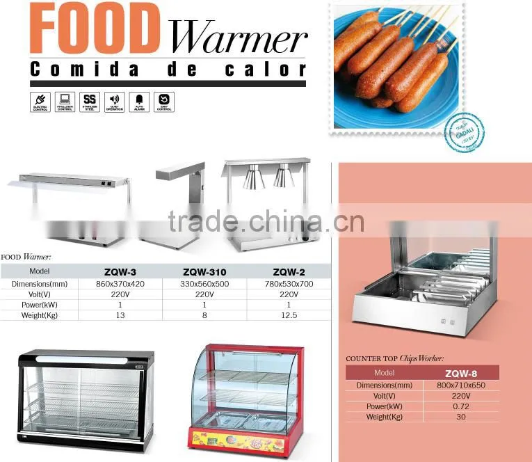 1.2m food warmer showcase,glass food warmer display showcase,food warmer cabinet(ZQW-60-3)