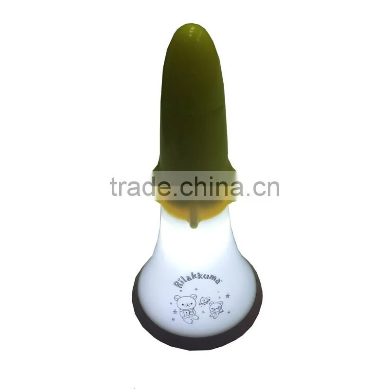 3 in 1 Multifunction Rocket Shape LED Table Desk Torch Light