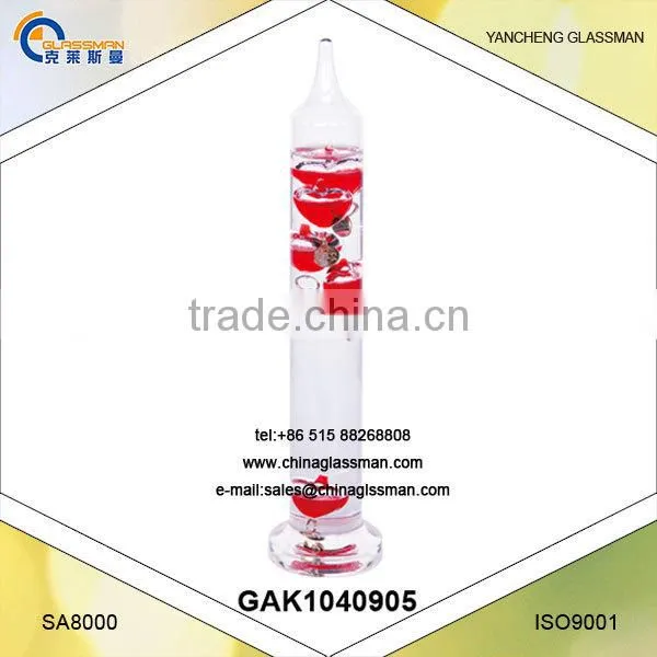 Galileo Thermometer With Black Wooden Frame YG1024