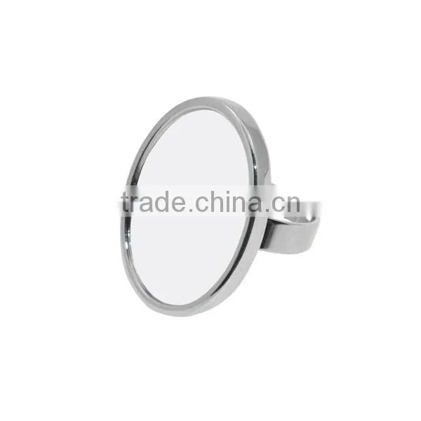 Wholesale Cheap Fashion Silver Color Stainless Steel Sublimation Rings For Women With Customize Photos