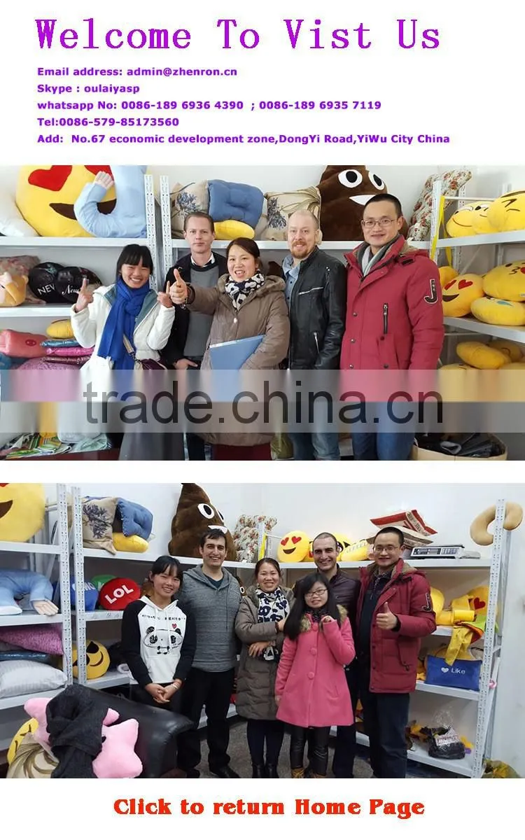 2016 New Design Emoji Plush For School backpack