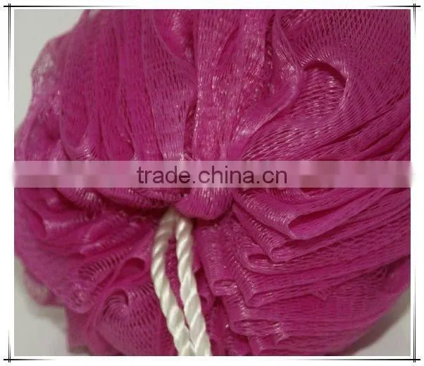 PE Mesh Pumpkin Ball Bath Sponge Plastic Netting