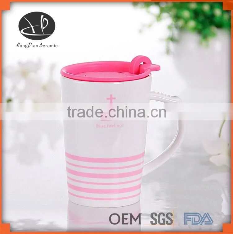 drinkware type coffee mug gift,coffee cup,cup with lid,ceramic travel mug,ceramic mug with silicone lid