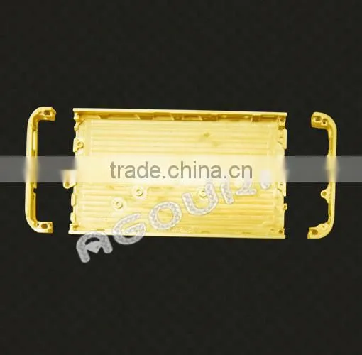 for iphone gold bezel housing,for iphone 5 24k gold plating back cover