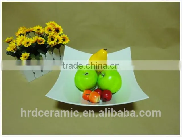 China Cheap stocked white porcelain ceramic bowl wholesale