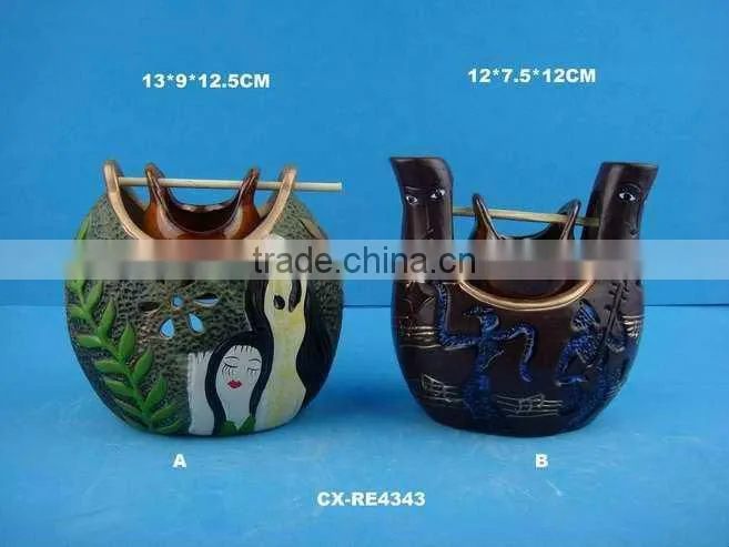 ceramic oil warmers for tea light candles-Ceramic oil warmer,incense burner with tealight