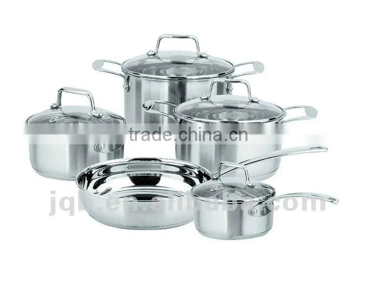 Belly Shape 6pcs cookware sets