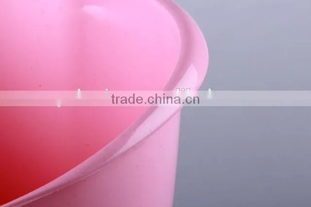 Heart-shaped Sloping Plastic Trash Can/Rubbish Bin Household Garbage Can