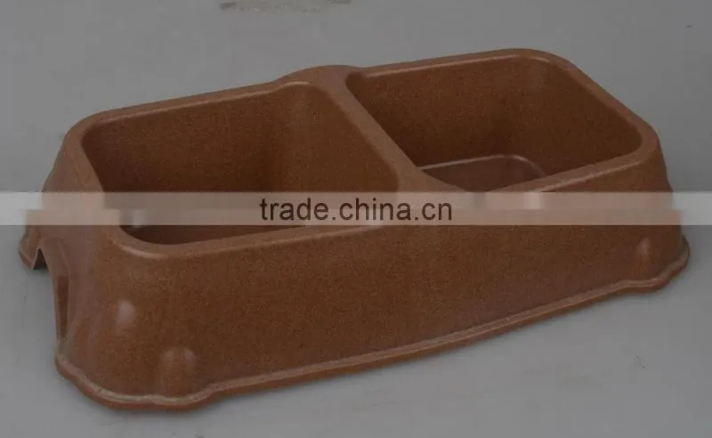 new material bamboo charcoal powder pet bowl