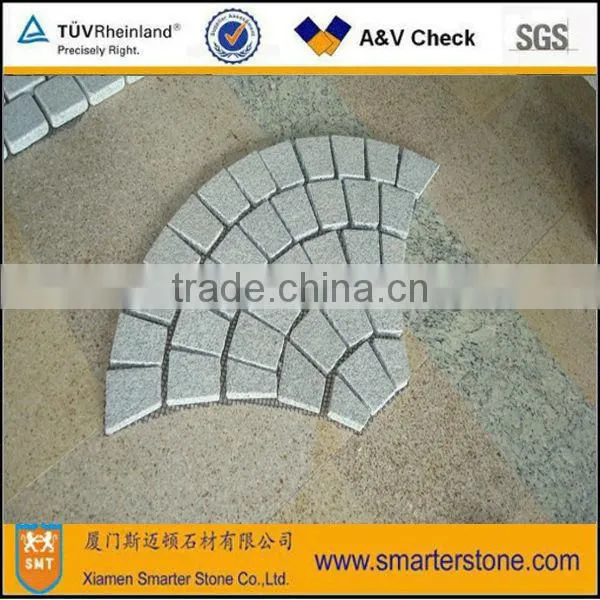 Black basalt paving stone basalt tumbled mesh paver stone