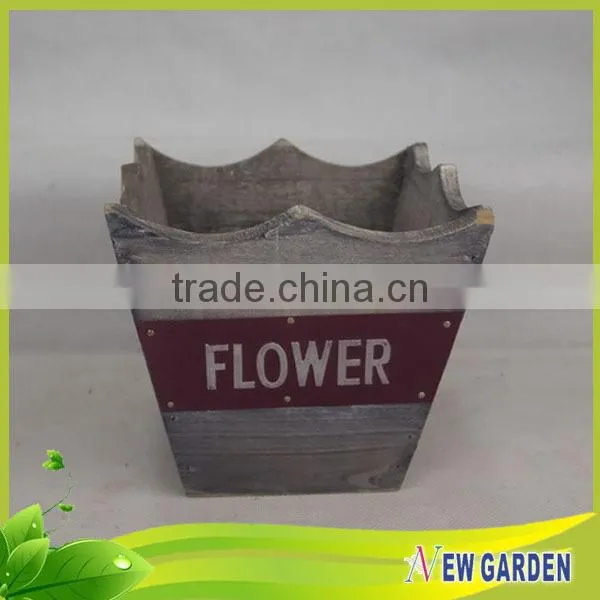 Wooden Decoration basket, Gardeing Colorful Wood Easter Basket