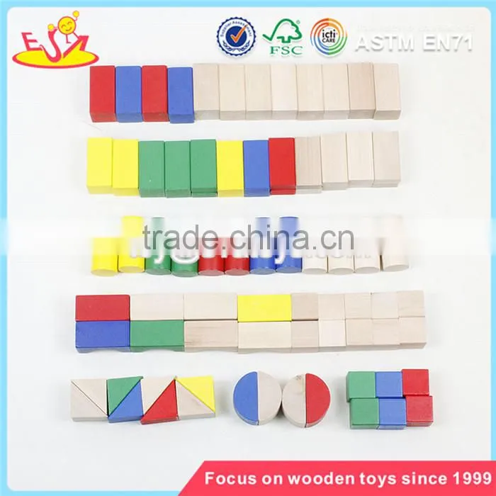 Wholesale baby wooden building blocks toy teaching aid wooden building blocks toy W13A027