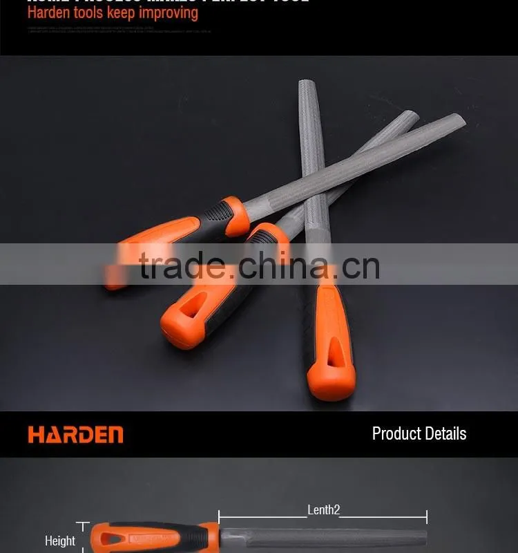 Professional Half Round Smooth Cut File With Soft Handle