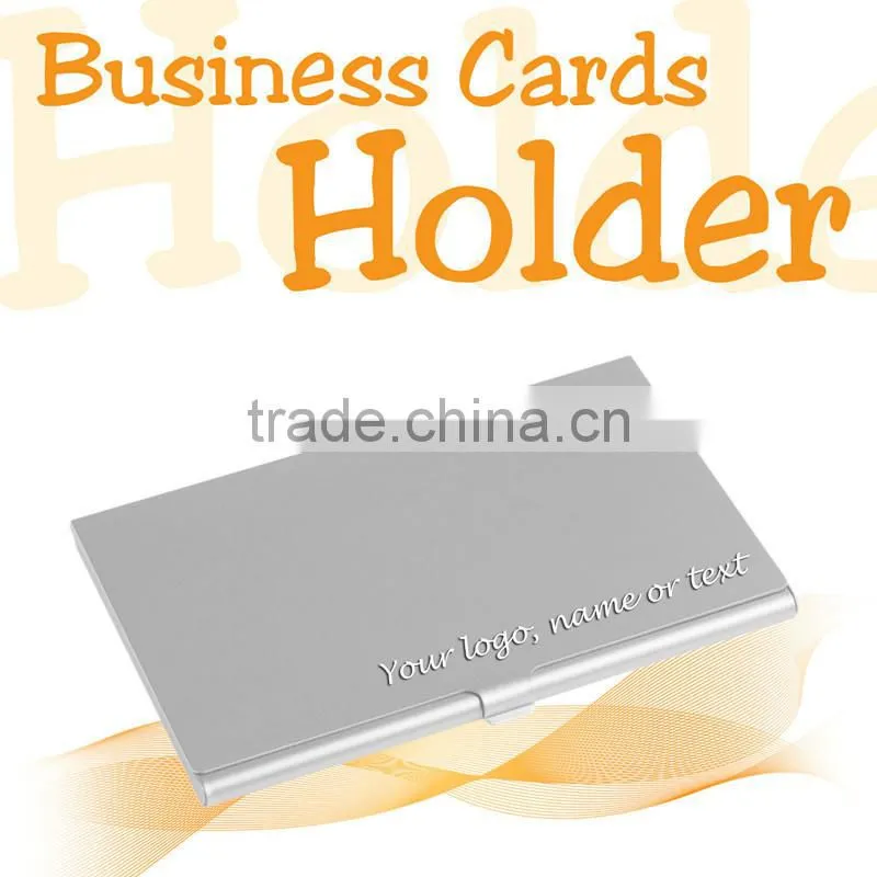 2017 NEW Aluminum Name card holder box with custom logo