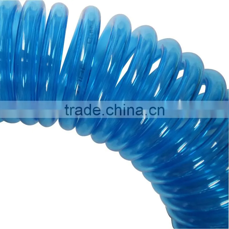 simple to use translucent blue spiral 10mm*6.5mm with European coupler used for industry