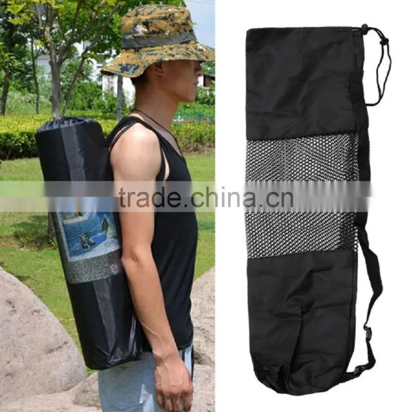 Adjustable Strap Nylon Mat Bag Carrier Mesh For Yoga Gym Fitness Exercise Sports(Z-YG-005)