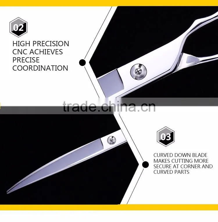7.5" Topotdor Pet Grooming Trimmer Scissor for Dog and Cat Durable Stainless Steel Blade