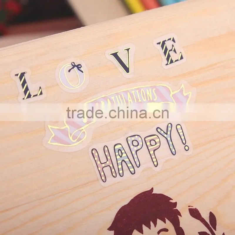 Diary Decoration Lovely Creative Alphabet Stickers