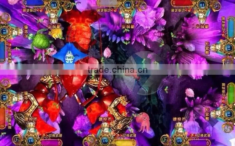 2016 Lobster King of Ocean King 2 fishing games machine with bill accptor