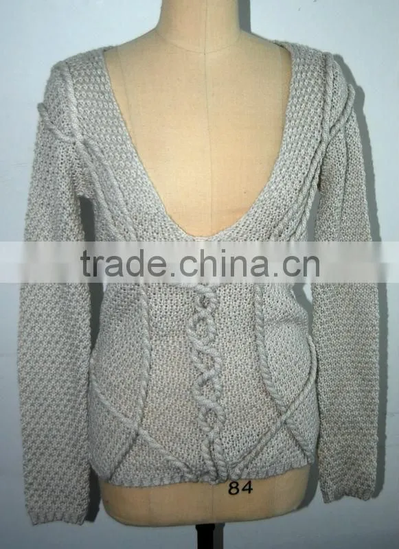 trendy special stitch design viscose cardigan without button