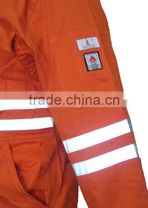Customized Reflective Tape Safety Overall Workwear Coverall