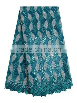 Newest arrival swiss voile lace dress making lace fabric