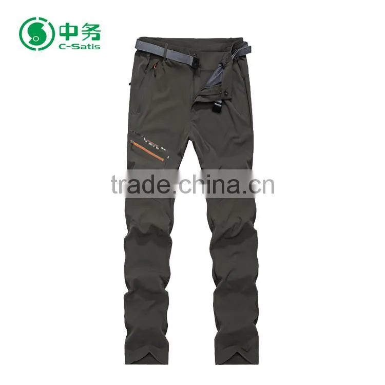 Top Quality Comfortable Durable Italian Style Outdoor Khaki Climbing Pants for Men
