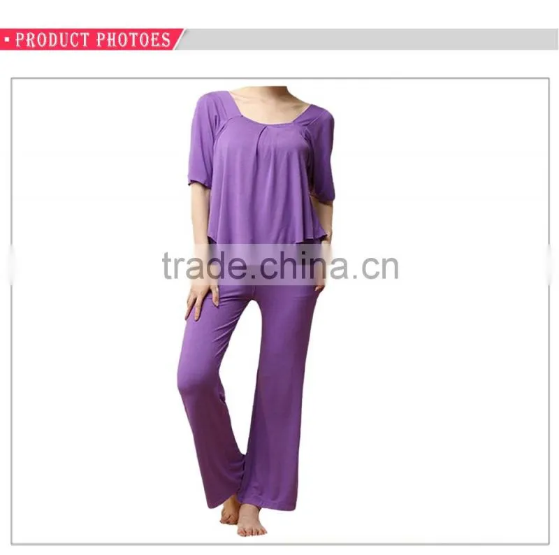 OEM Nylon Spandex Sexy Ladies Fitness Suit Sportswear Fashion Yoga Wear