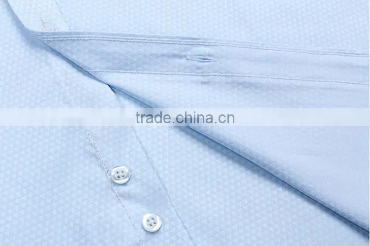 100%Cotton High Quality Men Wedding Dress Business Slim fit Shirts For Men Long Sleeve