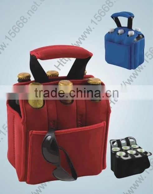 GR-B0178 custom six pack neoprene bottle holder