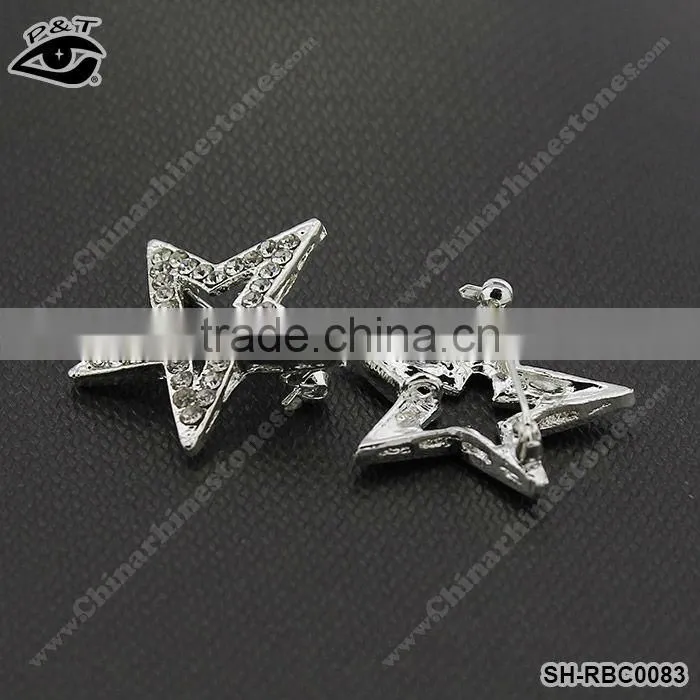 Fashion brooch star shape rhinestone brooch jewelry