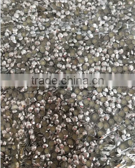 Hot fix Octagon Aluminum beads hot fix rhinestud