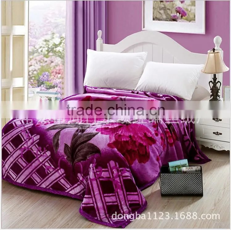 Stock Fall and Winter the new thickening raschel blanket