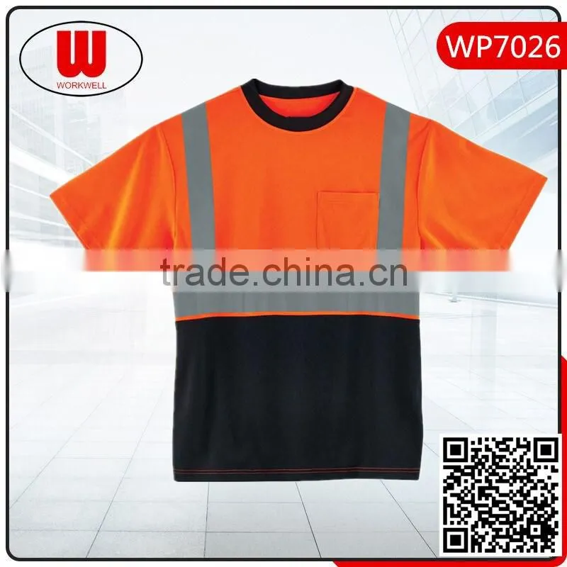 high visibility polyester men's t shirt,custom t shirt design