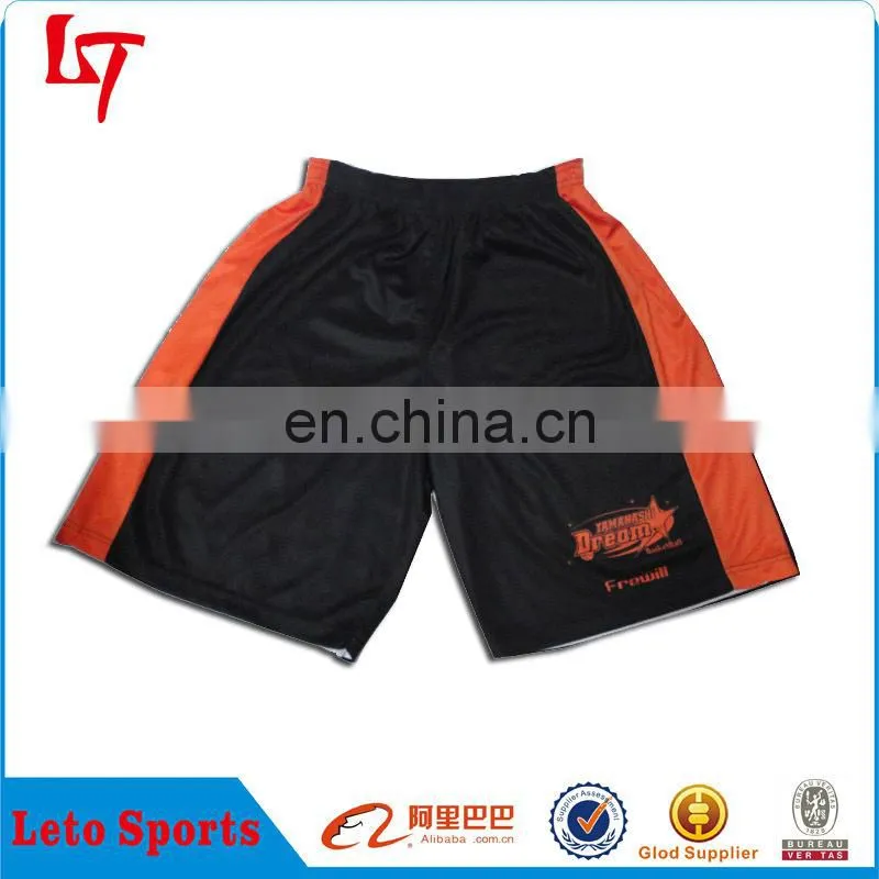 Reversible Basketball Kits custom sublimation basketball jersey/warm up layer base t shirts & shorts with 100% polyester